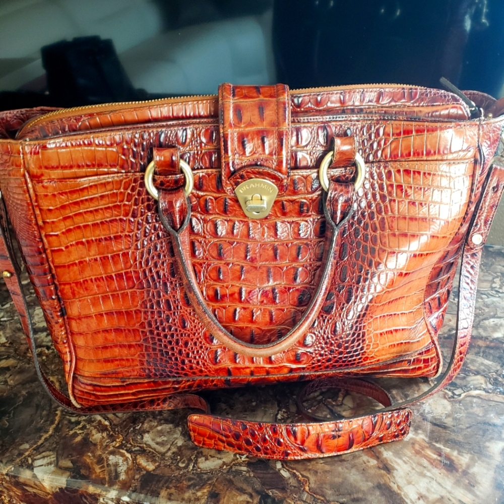 Brahman Pecan Purse
